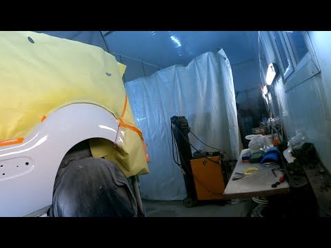 Видео: Renault Kangoo подготовка и покраска ч2.