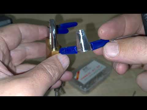 Видео: Как вскрыть навесной замок. Уязвимость навесных замков