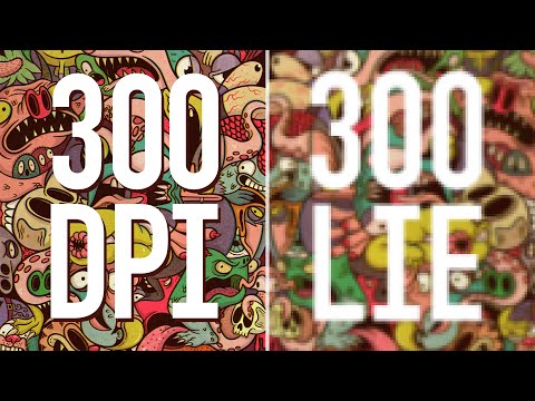 Видео: 300 точек на дюйм вас не спасут