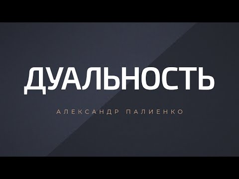 Видео: Дуальность. Александр Палиенко.