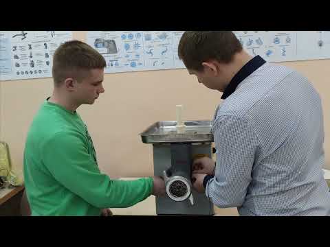Видео: Устройство, разборка и сборка промышленной мясорубки МИМ 300