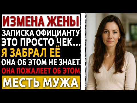 Видео: Она передала записку официанту. Я забрал её себе — и с этого всё началось.. Измена Жены и Месть мужа