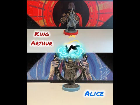 Видео: Бесподобная дуэль #2. Unmatched: Король Артур VS. Алиса