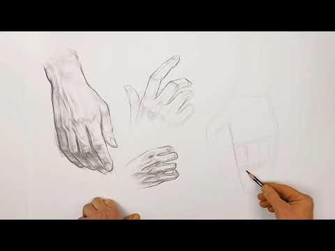 Видео: Рисование кистей рук