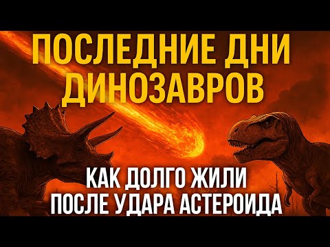 Видео: Последние дни динозавров: правда о том, как долго они выживали после удара астероида