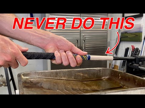 Видео: НИКОГДА НЕ ДЕЛАЙТЕ ЭТОГО ПРИ ПЕРЕЗАЖИМЕ КЛЮШЕК ДЛЯ ГОЛЬФА