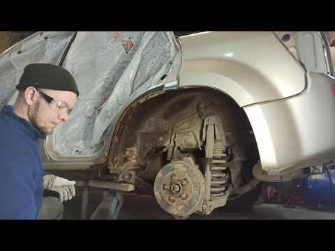 Видео: Ремонтный порог и задняя арка крыла Сузуки Гранд Витара