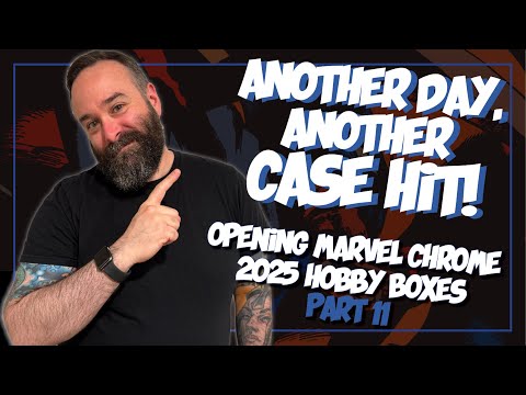 Видео: Открывается коробка Marvel Topps Chrome 2025 3x Hobby Box — это уже становится смешно!