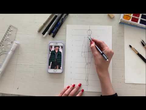 Видео: Урок по fashion иллюстрации. Разбираем фактуры и текстуры.