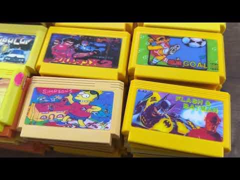Видео: Купил коллекцию игр картриджей Денди из 90х.  Редкие игры на Dendy и Famicom. 250 штук.