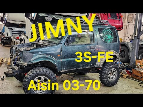 Видео: Свап Suzuki Jimny на 3s-fe и Aisin 03-70. Часть 2. Подгонка, установка,  кузовщина, свадьба