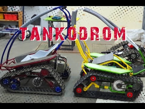 Видео: танкетка из гироскутера 4