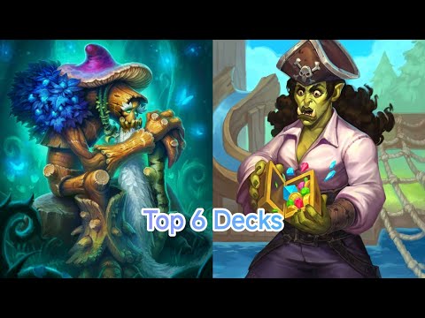 Видео: Наступила мета темпа.Топ 6 сильнейших колод после мини сета.Hearthstone Затерянный город Ун'горо