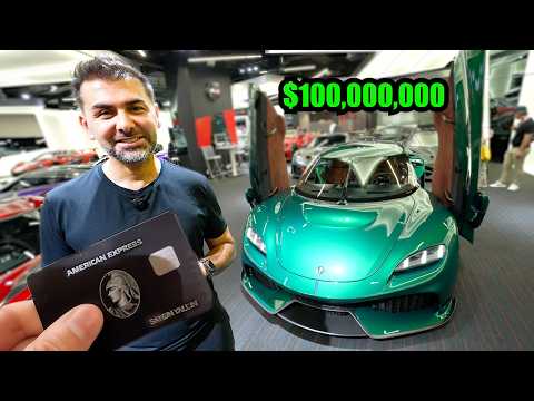 Видео: Миллиардер покупает гиперкар в Дубае!!! Коллекция автомобилей стоимостью 100 000 000 долларов!!
