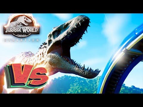 Видео: 20 ИНДОМИНУС РЕКСОВ - Схватки Динозавров - Jurassic World EVOLUTION #2