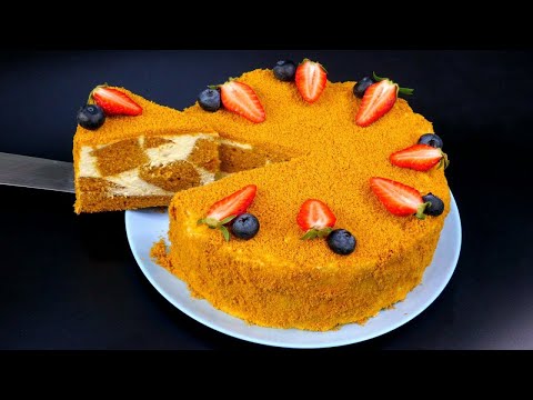 Видео: Торт "Ленивый Медовик" — рецепт без заморочек, который покорит всех! Готовим пошагово и быстро.