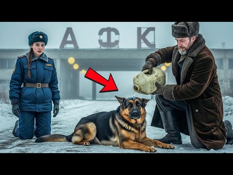 Видео: Полицейский увидел пьяного, поливающего бензином бездомную собаку — и понял: К9 не бездомный