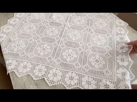 Видео: Кто вязал скатерть? Отвечаю,  показываю. #вязание #häkeln #crochet