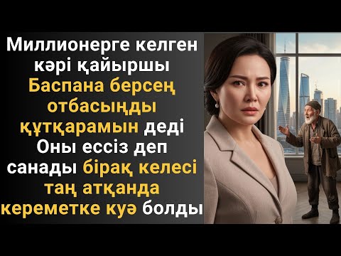 Видео: Миллионерге келген кәрі қайыршы Баспана берсең отбасыңды құтқарамын деді Оны ессіз деп санады бірақ