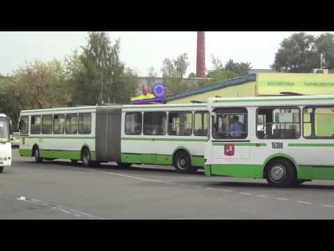 Видео: Автобусы в Москве! 2009-2012 Buses of Moscow, Russia