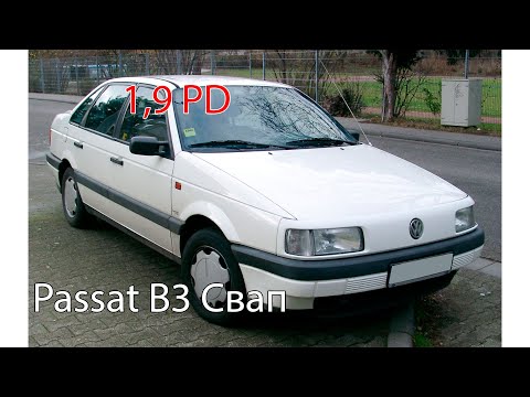 Видео: Свап Passat B3 1.9PD разгон первые замеры. Влог.