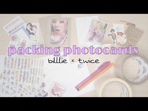 Видео: упаковка k-pop карт для обменов и продаж | PACKING K-POP PHOTOCARDS