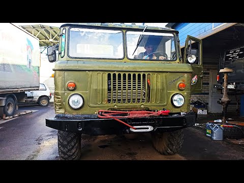 Видео: ЧТО стало с ЛЕГЕНДОЙ СССР в наше время?  Детейлинг ГАЗ 66,  диагностика, ремонт, Тюнинг. Шишига.
