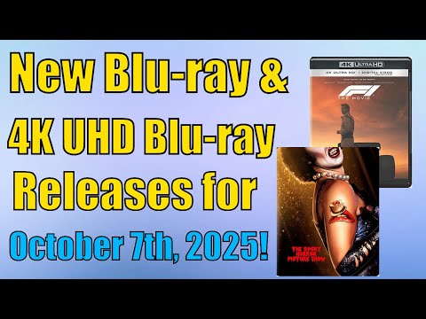 Видео: Новые релизы Blu-ray и 4K UHD Blu-ray 7 октября 2025 года!