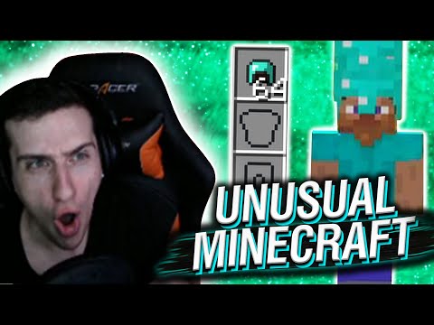Видео: HELLYEAHPLAY СМОТРИТ UNUSUAL MINECRAFT
