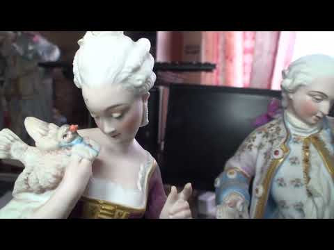 Видео: Самый дорогой бисквитный фарфор Франции ну после Севра конечно из моей частной коллекции (не продаю)