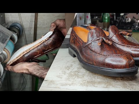 Видео: Кожаная обувь ручной работы: этапы изготовления мужской обуви