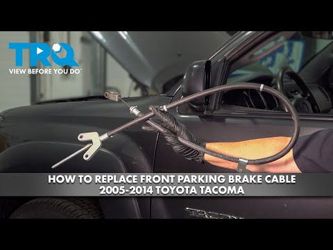 Видео: Как заменить передний трос стояночного тормоза на Toyota Tacoma 2005-2014