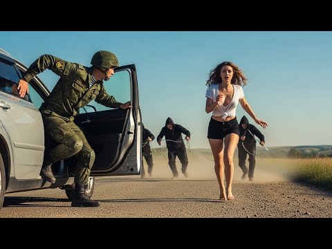 Видео: Русский солдат видит девушку, бегущую от похитителей — то, что он сделал дальше, поразило всех
