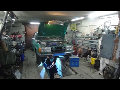 Видео: Сделали выхлоп на Мерседес 123 с двигателем ВАЗ 21213