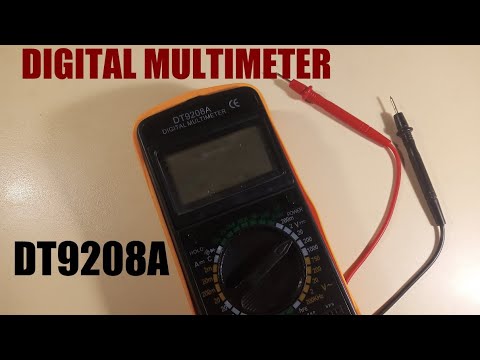 Видео: Доработка мультиметра DT9208A