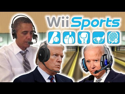 Видео: Президенты США играют в боулинг на Wii Sports