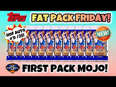 Видео: *ПЯТНИЦА, АКЦИЯ FAT PACK!* Баскетбольные наборы Topps Fat Pack Break 2025-26 x12 🔥 ПЕРВЫЙ НАБОР M...