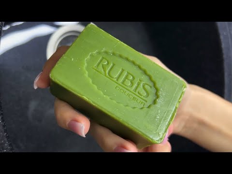 Видео: Washing soap.Мыление мыла Rubis с оливкой