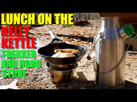 Видео: Обзор Kelly Kettle Trekker — готовим курицу и кускус на обед!