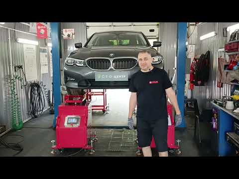 Видео: Диагностика BMW 320dX, 2019г, проверка работы подвески на вибростенде  #bmw #вибростенд #подвеска