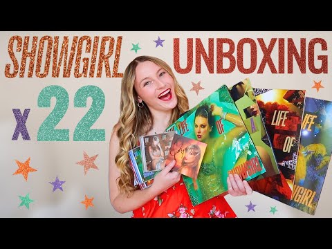 Видео: Распаковка всех виниловых и CD-версий Showgirl❤️‍🔥 Подписанные CD, роскошные фотографии, постеры ...