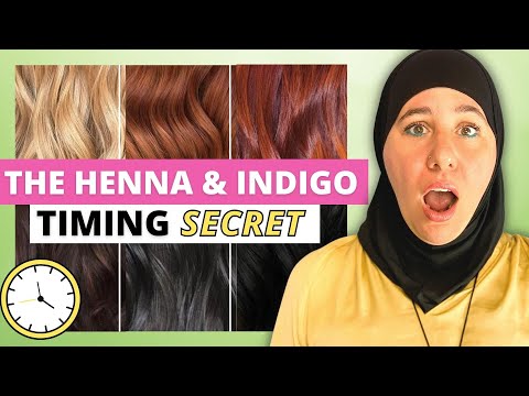 Видео: СЕКРЕТ времени окрашивания хной и индиго | Управление временем окрашивания поможет добиться желае...