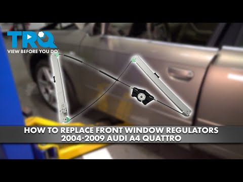 Видео: Как заменить передние стеклоподъемники Audi A4 Quattro 2004-2009