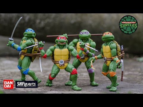 Видео: Классические Черепашки-Ниндзя От SH Figuarts - Обзор Фигурок