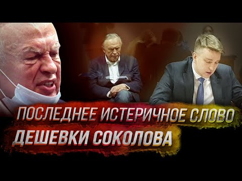 Видео: Выступление прокурора, А. Бакшеевой и последнее истеричное слово дешевки соколова