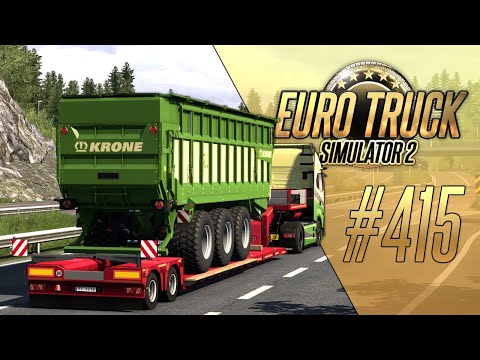Видео: НОВОЕ DLC: KRONE Agriculture Equipment — Euro Truck Simulator 2 (1.56.1.5s) [#415]