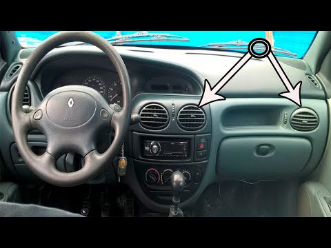 Видео: Дует холодным печка только с одной стороны дефлекторов Рено Меган