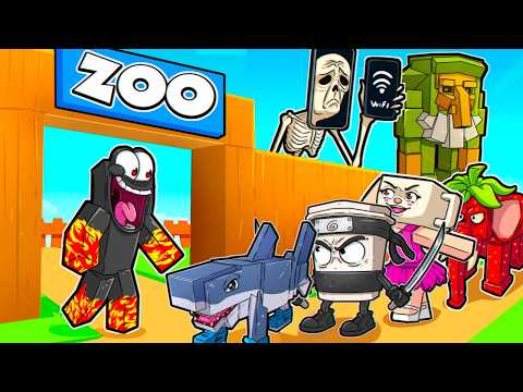 Видео: Я СОЗДАЛ ЗООПАРК со ВСЕМИ Брейнрот в Minecraft!
