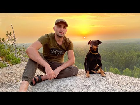 Видео: Ловля руками на болоте. 24-Часа. Ночевка на горе. Ставлю ловушки.