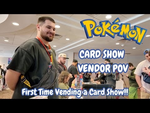 Видео: Первый раз продаю карточное шоу!! Точка зрения продавца!! #pokemon #vendor #pov #pokemoncards #po...